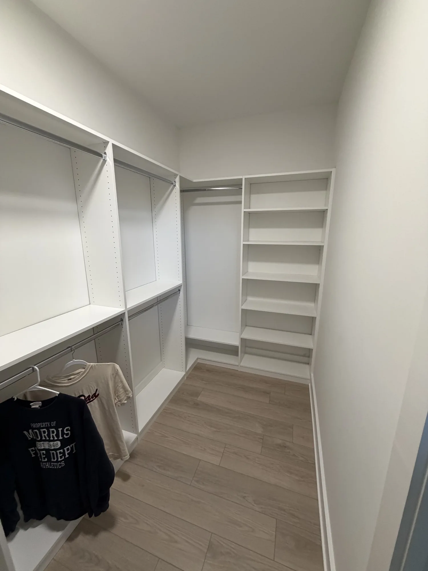 Custom closet built by EZ Custom Homes in New Lenox, IL