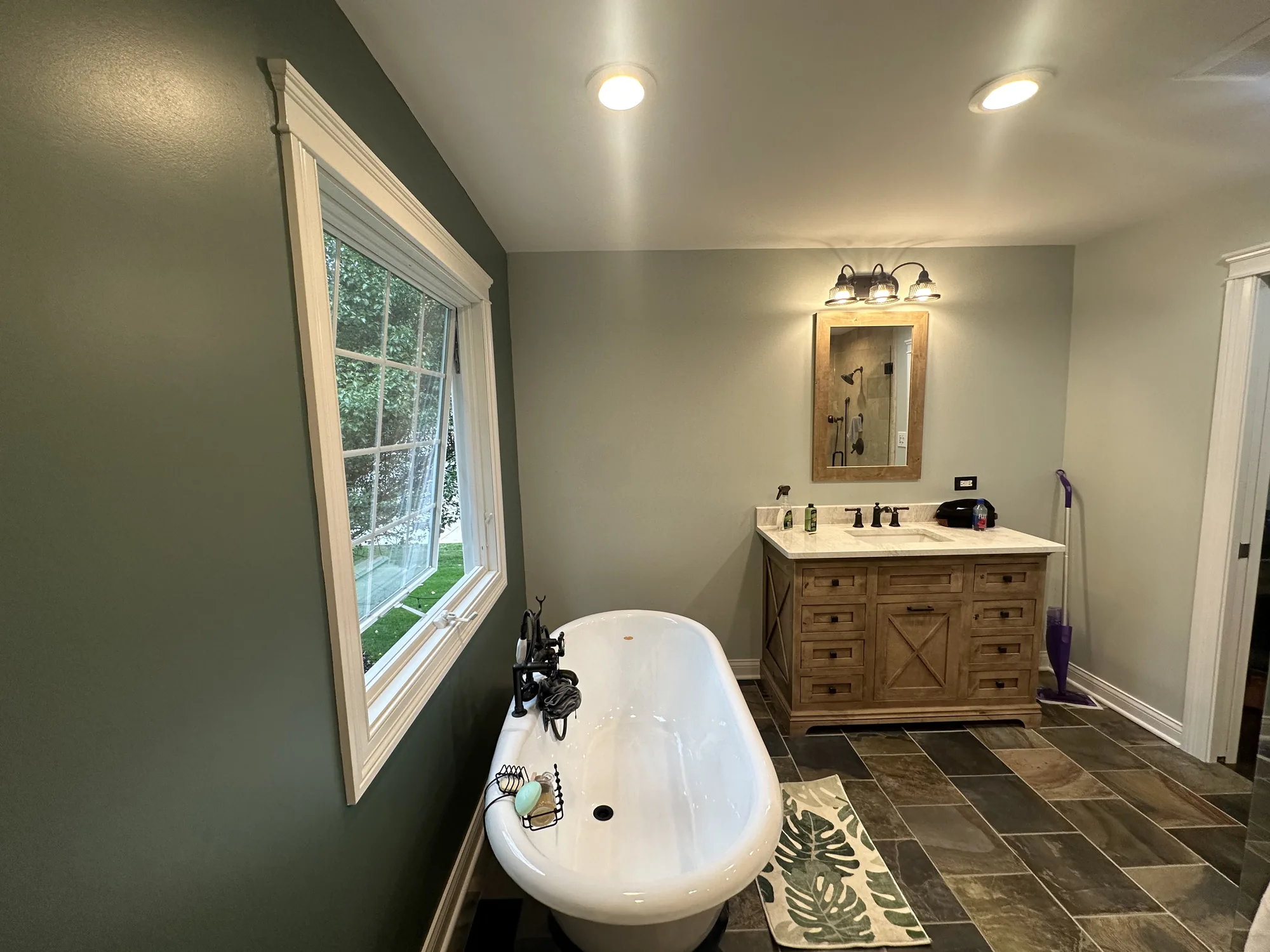 Bathroom remodel by EZ Custom Homes in New Lenox, IL